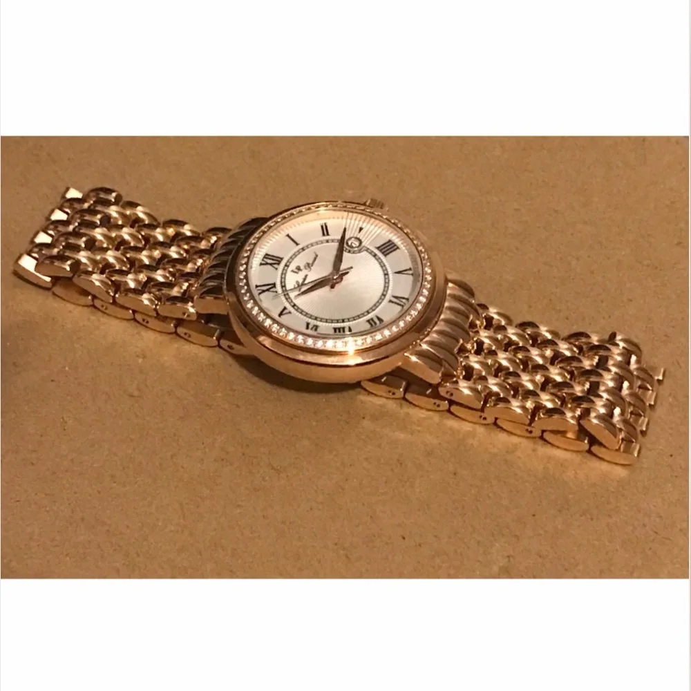 Lucien Piccard Women's Watch Fantasio Quartz Crystal Accented Bracelet Watch